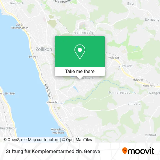 Stiftung für Komplementärmedizin map