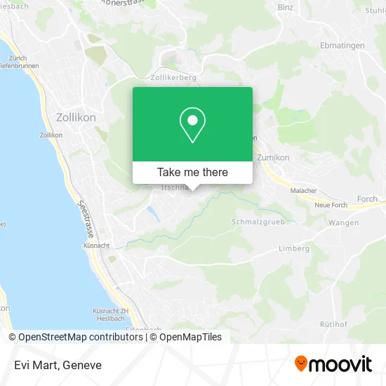 Evi Mart map