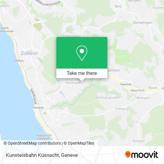 Kunsteisbahn Küsnacht map