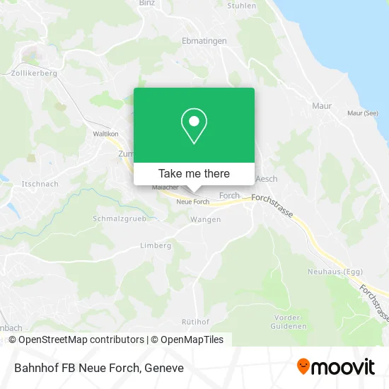 Bahnhof FB Neue Forch map
