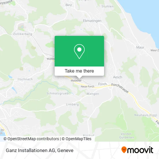 Ganz Installationen AG map