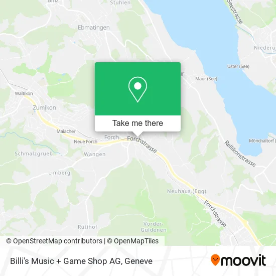 Billi's Music + Game Shop AG map