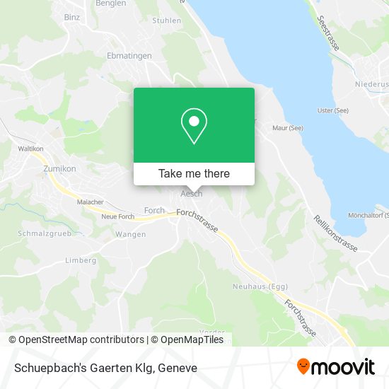Schuepbach's Gaerten Klg map