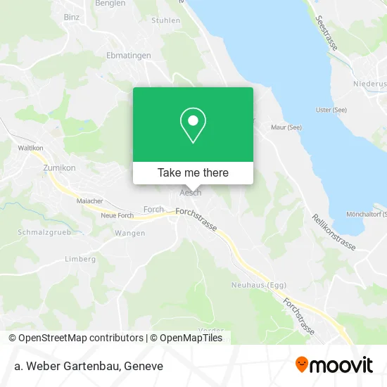 a. Weber Gartenbau map
