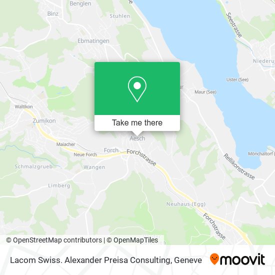 Lacom Swiss. Alexander Preisa Consulting map