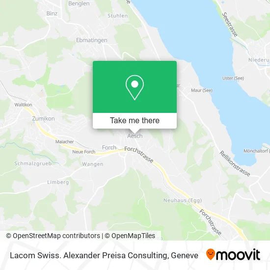 Lacom Swiss. Alexander Preisa Consulting map