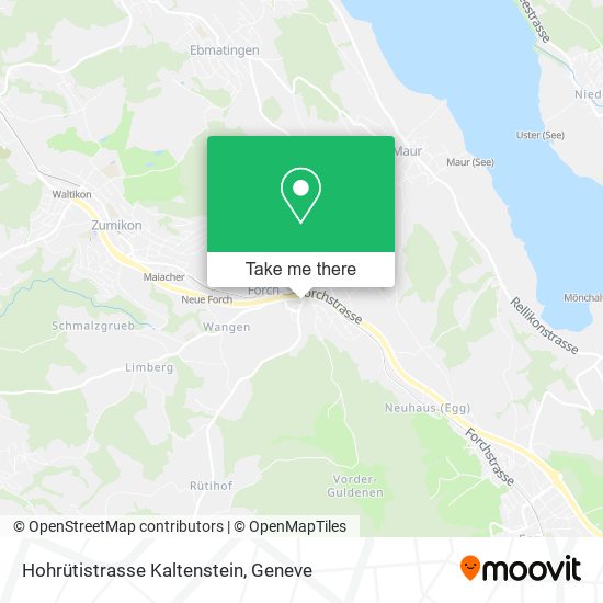 Hohrütistrasse Kaltenstein map