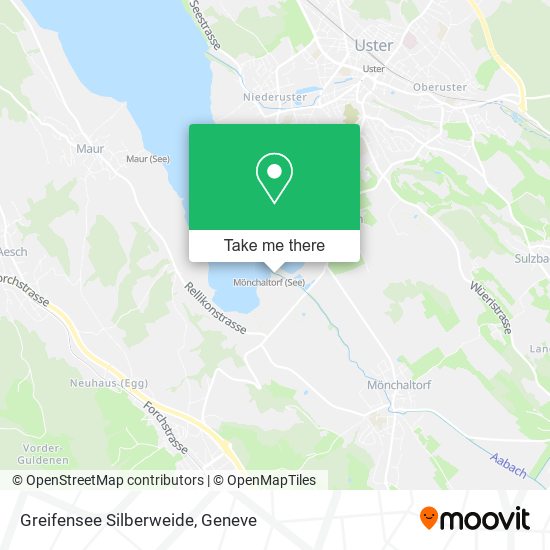 Greifensee Silberweide map