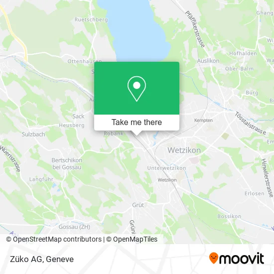 Züko AG map