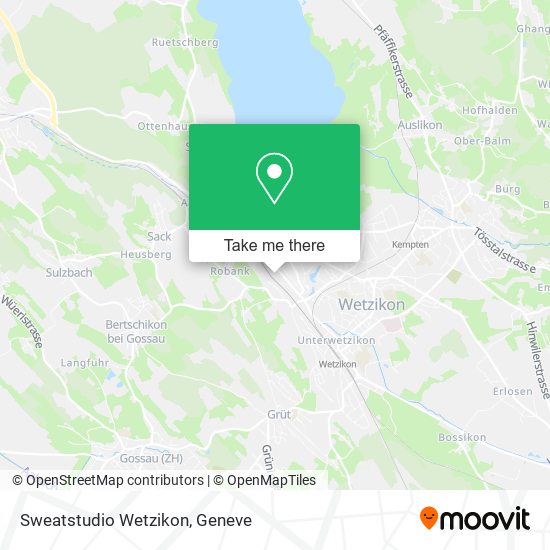 Sweatstudio Wetzikon map