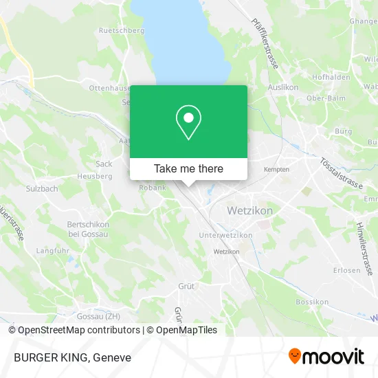 BURGER KING map