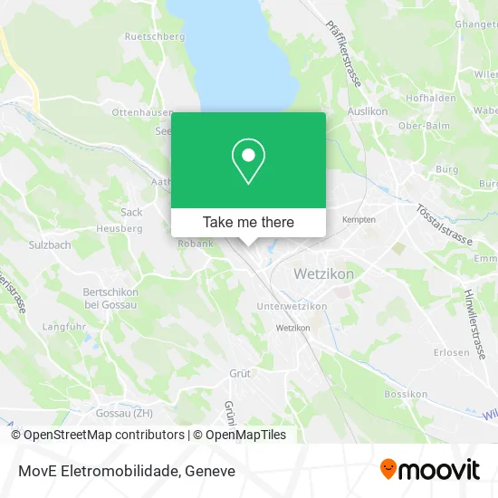 MovE Eletromobilidade map