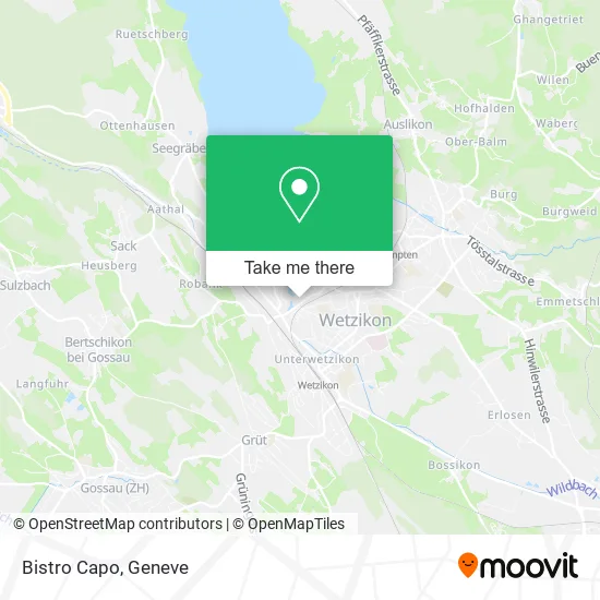 Bistro Capo map
