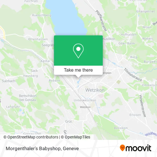 Morgenthaler's Babyshop map