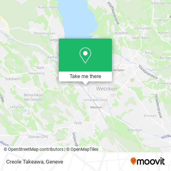 Creole Takeawa map