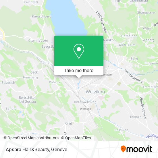 Apsara Hair&Beauty map