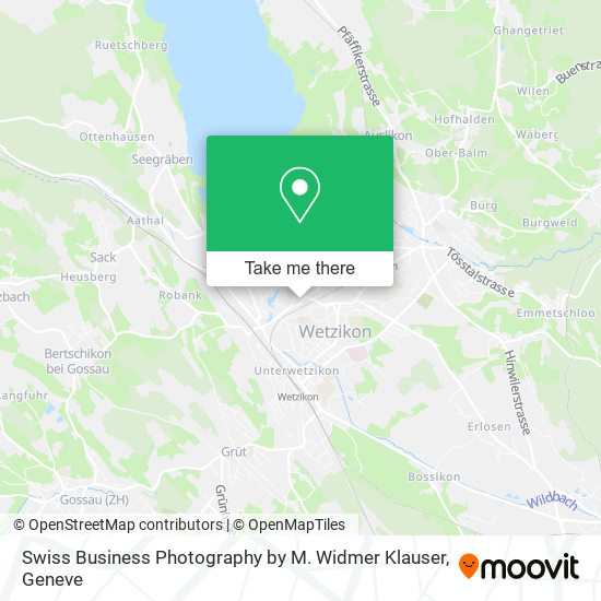 Swiss Business Photography by M. Widmer Klauser map