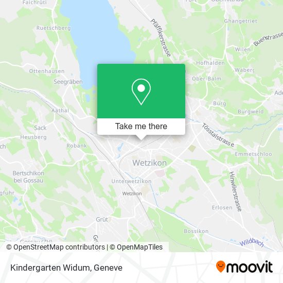 Kindergarten Widum map