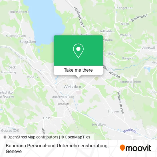 Baumann Personal-und Unternehmensberatung map