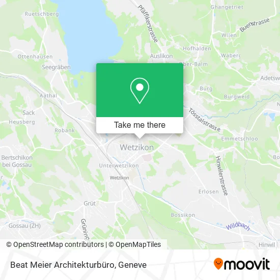 Beat Meier Architekturbüro map