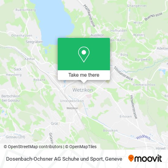 Dosenbach-Ochsner AG Schuhe und Sport map