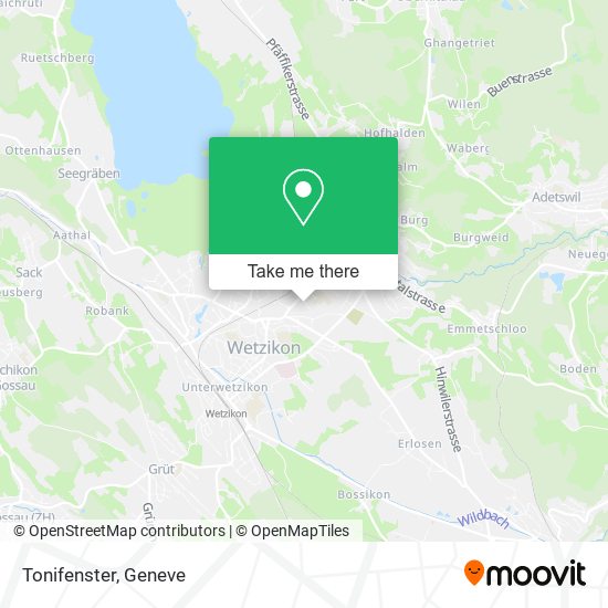 Tonifenster map