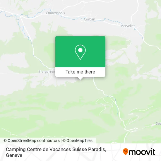Camping Centre de Vacances Suisse Paradis map