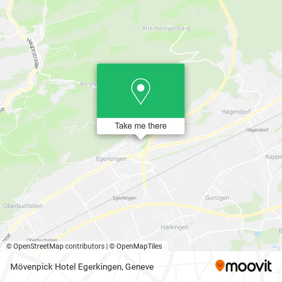 Mövenpick Hotel Egerkingen map