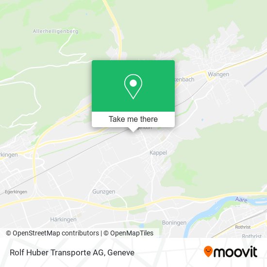 Rolf Huber Transporte AG map