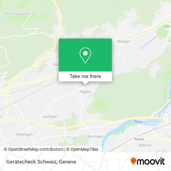 Gerätecheck Schweiz map