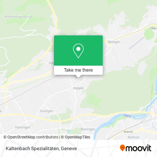 Kaltenbach Spezialitäten plan