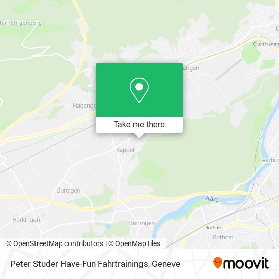 Peter Studer Have-Fun Fahrtrainings map