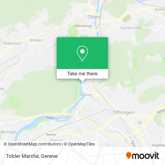 Tobler Marché map