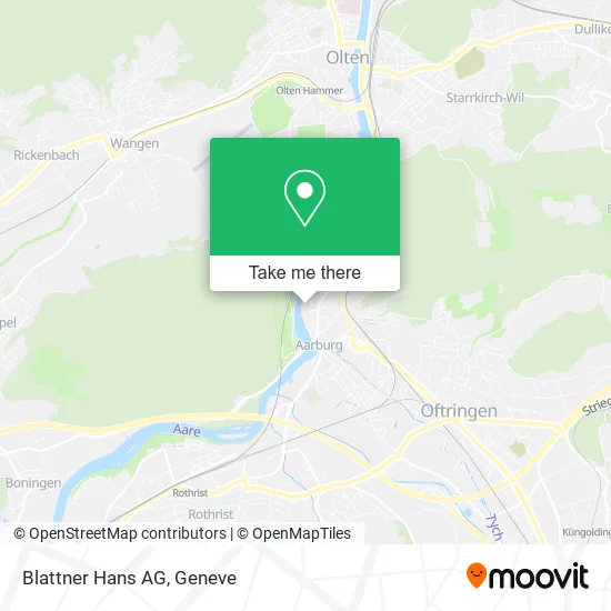 Blattner Hans AG map