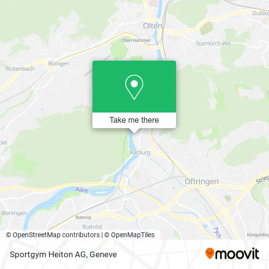 Sportgym Heiton AG map