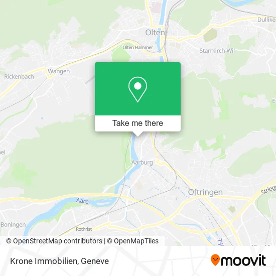 Krone Immobilien map