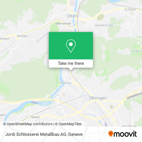 Jordi Schlosserei Metallbau AG map