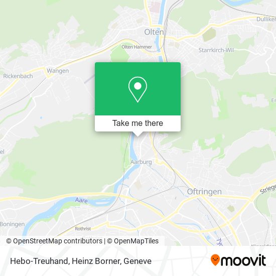 Hebo-Treuhand, Heinz Borner map