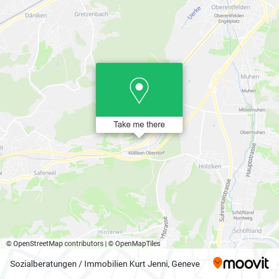 Sozialberatungen / Immobilien Kurt Jenni map
