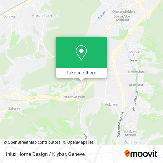 Inlux Home Design / Kiybar map