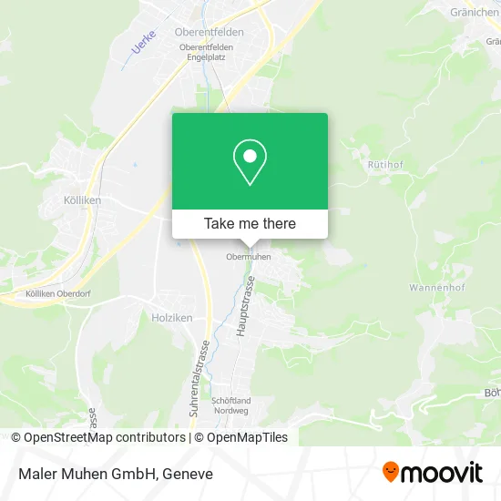 Maler Muhen GmbH map