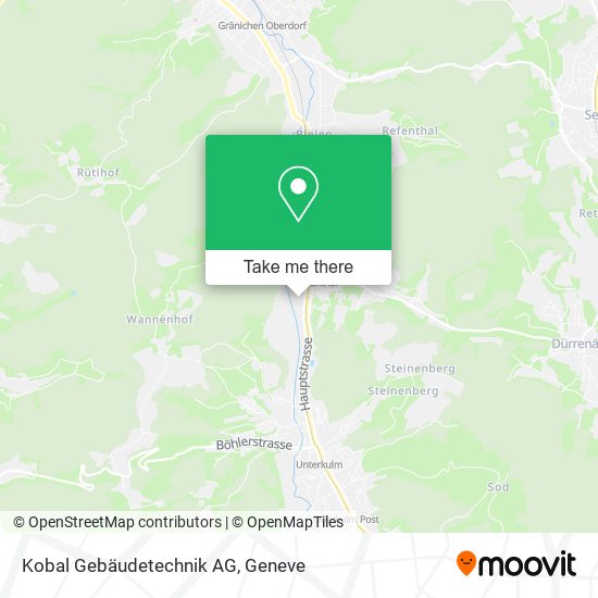 Kobal Gebäudetechnik AG map
