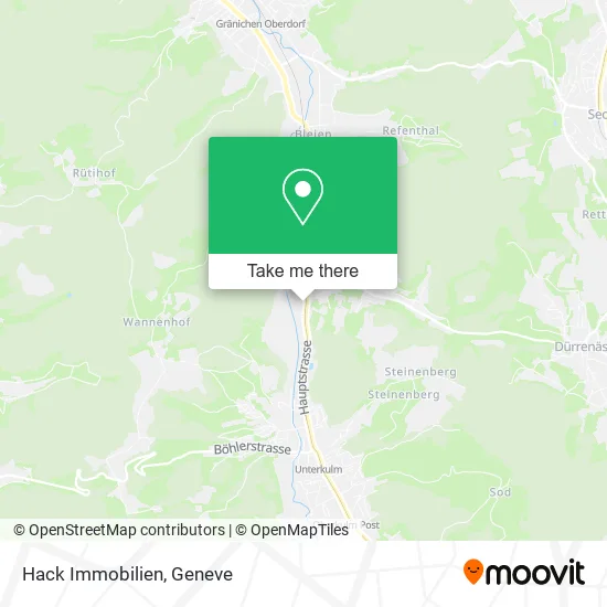Hack Immobilien map
