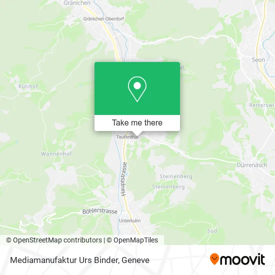 Mediamanufaktur Urs Binder map