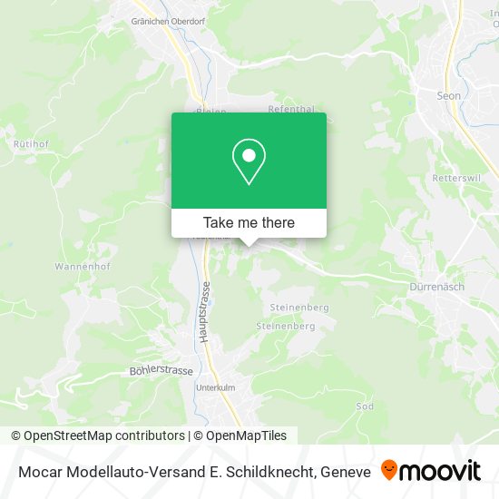 Mocar Modellauto-Versand E. Schildknecht map