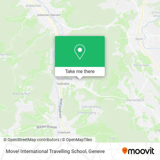 Move! International Travelling School map