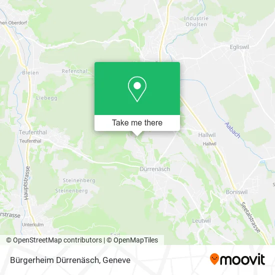 Bürgerheim Dürrenäsch map