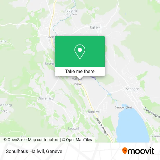 Schulhaus Hallwil map