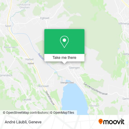 André Läubli map