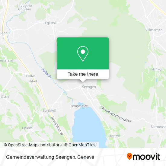 Gemeindeverwaltung Seengen plan
